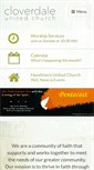 Mobile Screenshot of cloverdaleunitedchurch.ca